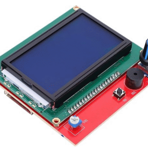 Module de contrôleur d’affichage intelligent LCD Graphics pour imprimante 3D, Panneau de contrôle de la version 12864 pour imprimante 3D RAMPS 1.4 RepRap, avec adaptateur et kit de câbles