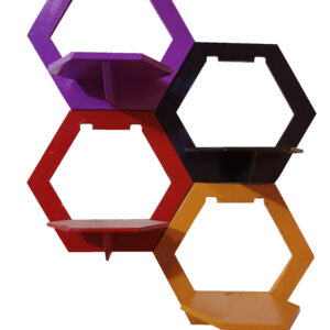 Étagère hexagone